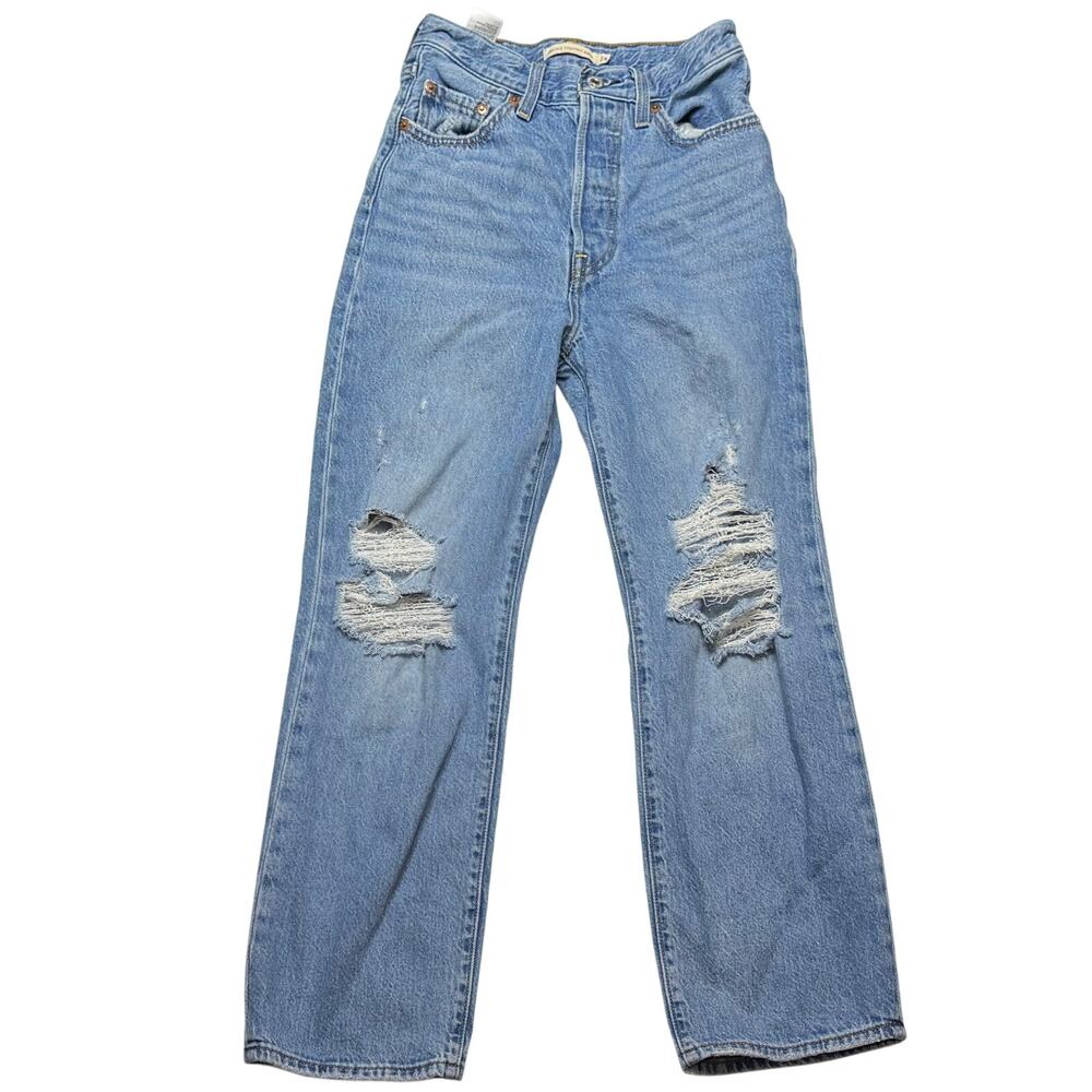 women's Levi's Ribcage Straight Ankle jeans Size 24x24